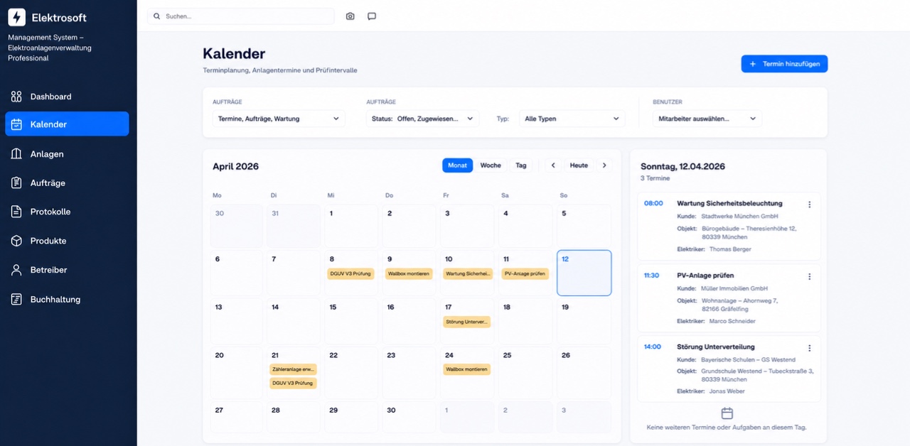 Elektro-SOFT Kalender